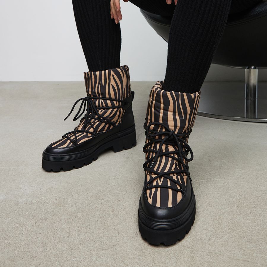 женские зимние дутики EKONIKA PREMIUM PM01837CN-27-zebra-22Z, фото 7