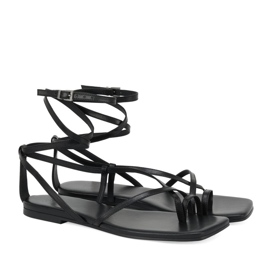 женские сандалии EKONIKA × YULIAWAVE WE01273CN-02-black-25S, фото 2