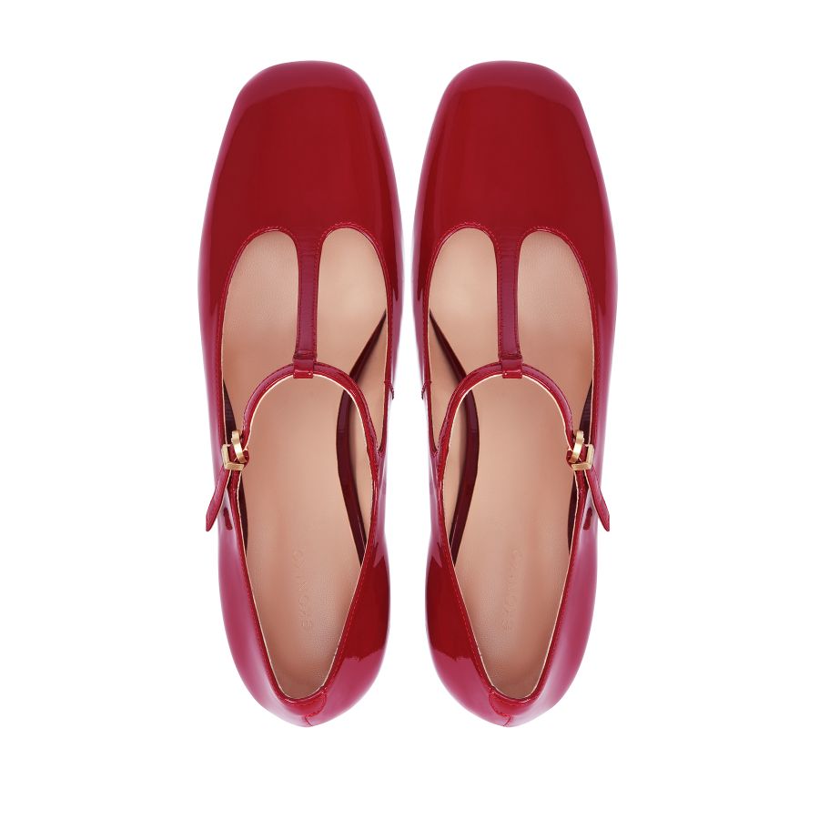 женские туфли Мэри Джейн EKONIKA EN01320CN-02-berry-25W, фото 3
