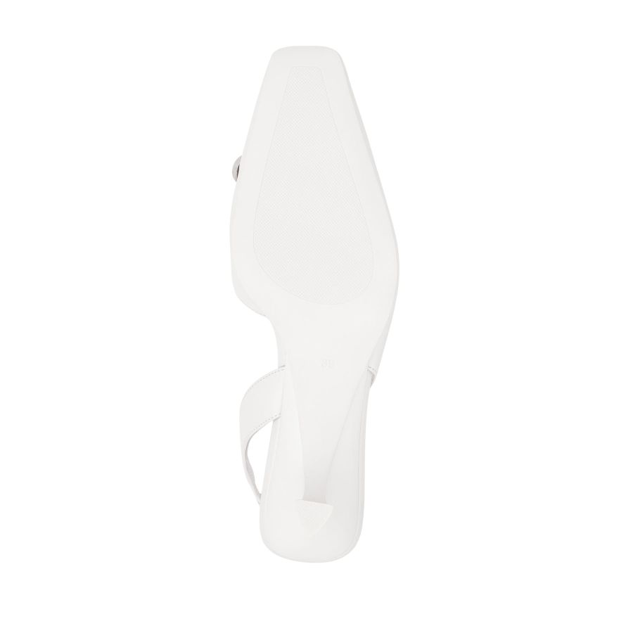женские туфли слингбэки PORTAL PL01223CN-03-blanc-25S, фото 4