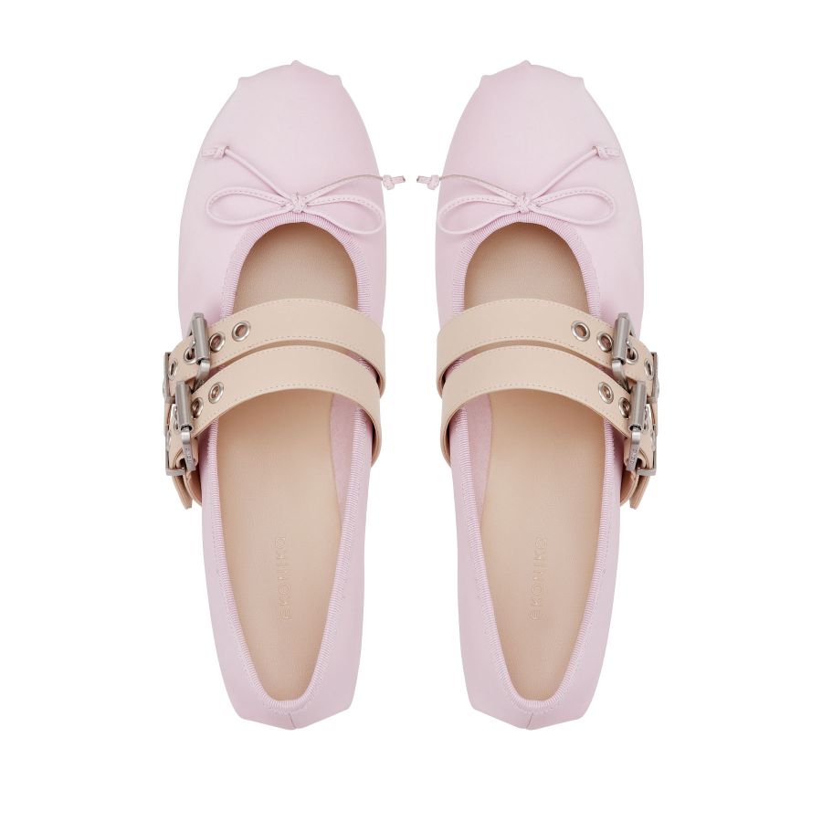 женские балетки Мэри Джейн EKONIKA EN01141CN-03-pink-25S, фото 3