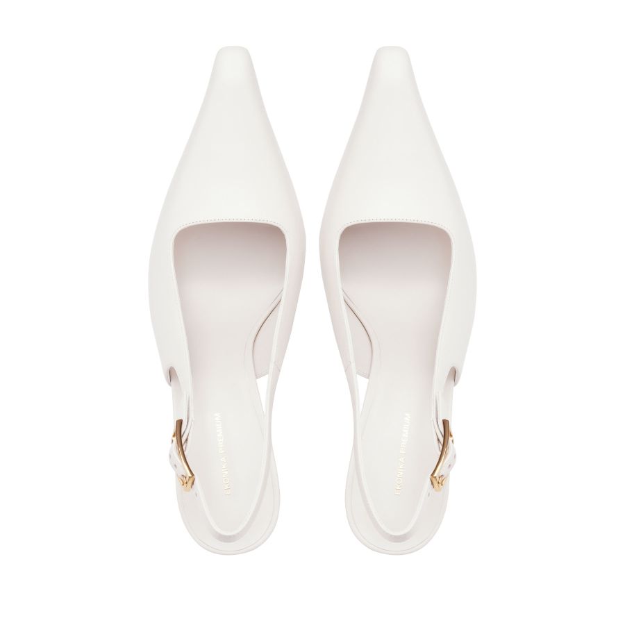 женские туфли слингбэки EKONIKA PREMIUM PM01023CN-02-off.white-25S, фото 3