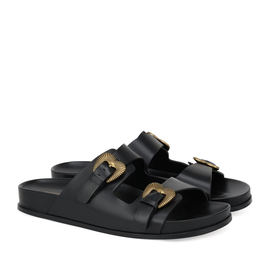 женские летние мюли EKONIKA PREMIUM PM01319CN-10-black-25S, фото 2
