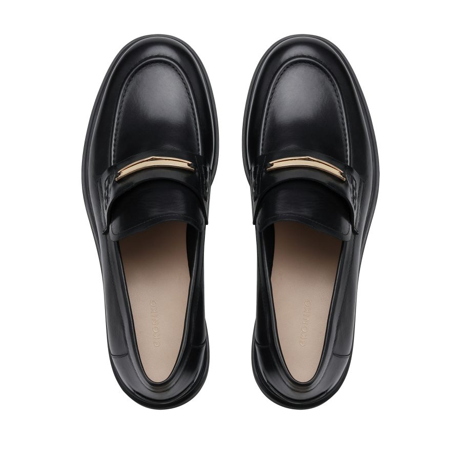 женские демисезонные лоферы EKONIKA EN00450CN-09-black-25S, фото 3
