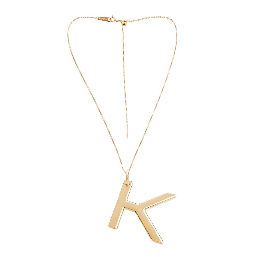 подвеска большая буква K EKONIKA EN-K-big-gold-UNI, фото 4