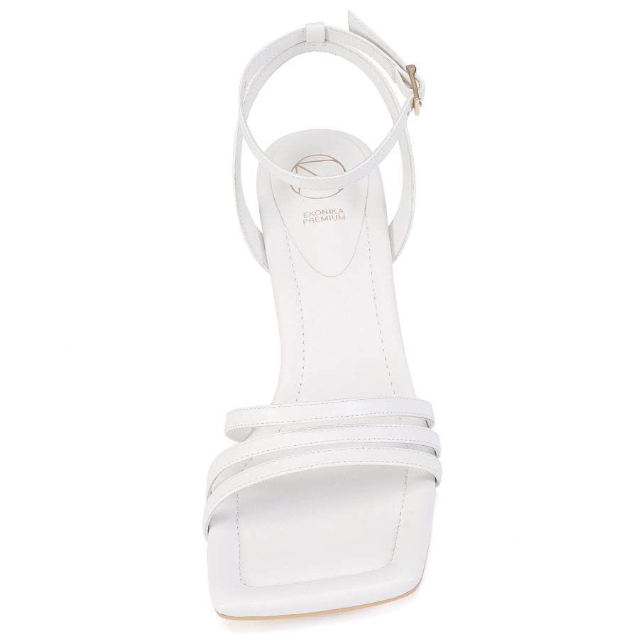 женские летние босоножки EKONIKA PREMIUM PM9043-06-white-22L, фото 6