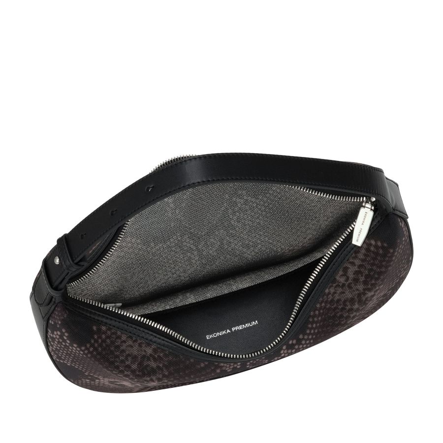 женская сумка-хобо EKONIKA PREMIUM PM30183CN-02-snake.brown-25S, фото 5