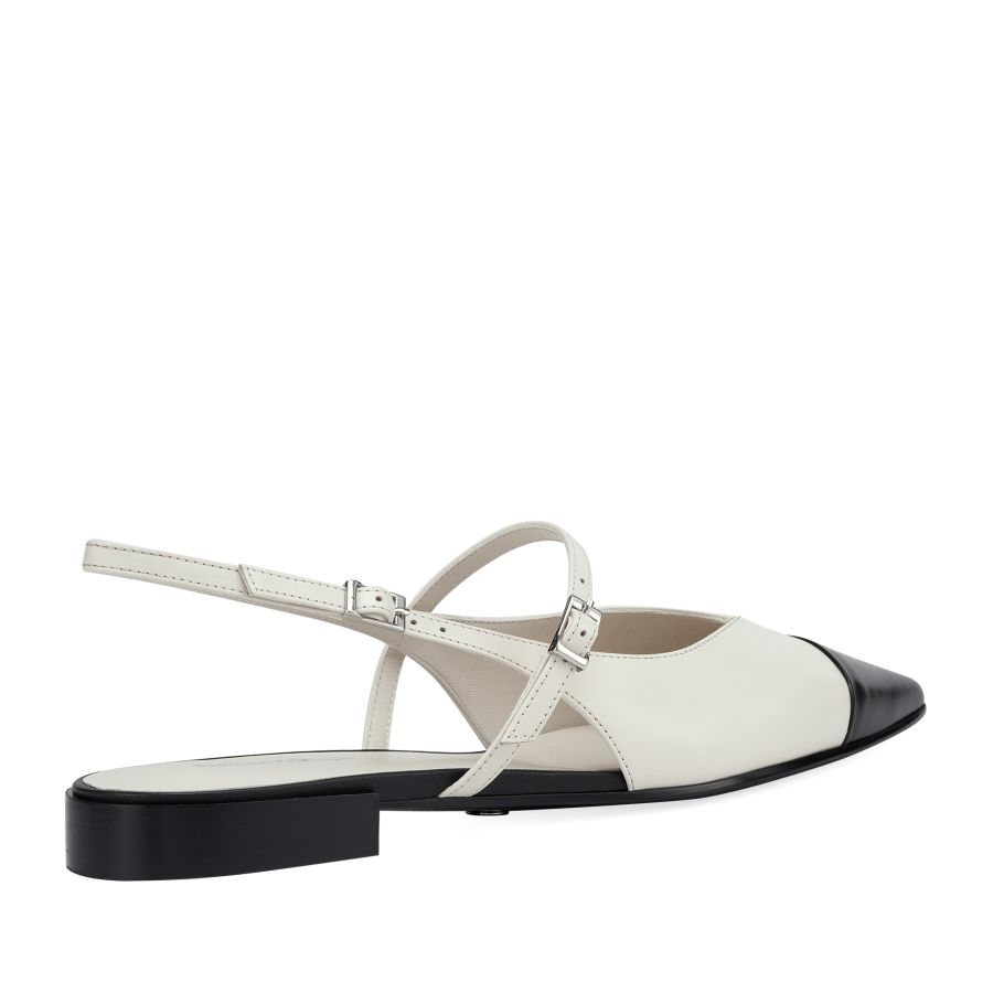 женские слингбэки EKONIKA PREMIUM PM09052CN-04-white-black-25S, фото 5