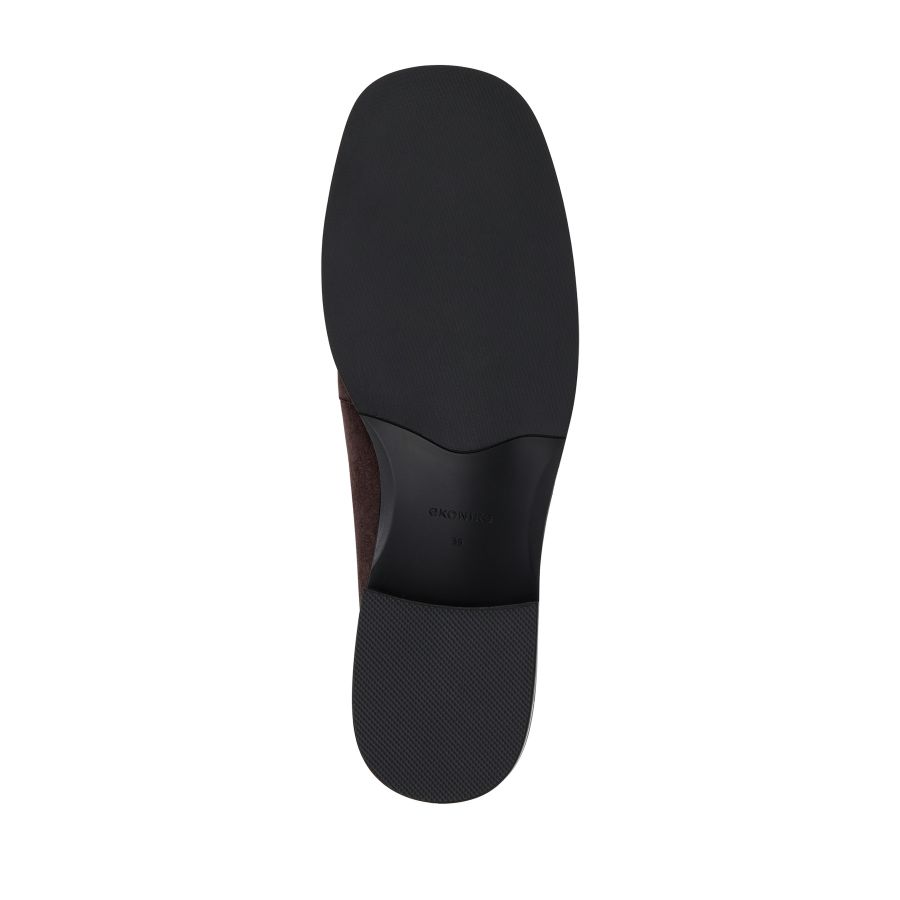 женские демисезонные лоферы EKONIKA EN01130CN-01-dk.brown-25S, фото 4