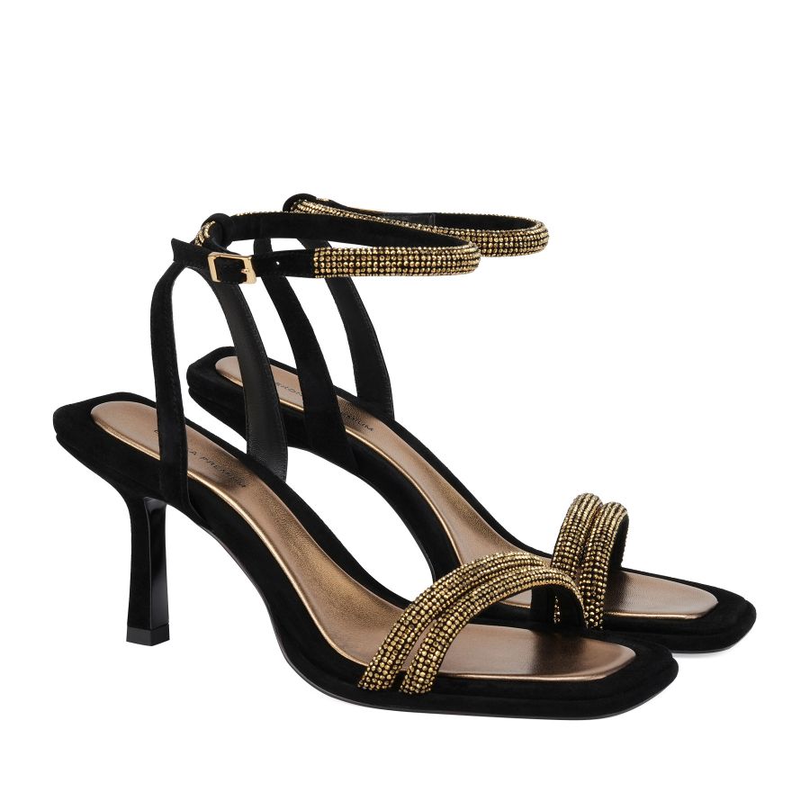 женские босоножки EKONIKA PREMIUM PM00710CN-03-black-dk.gold-25S, фото 3
