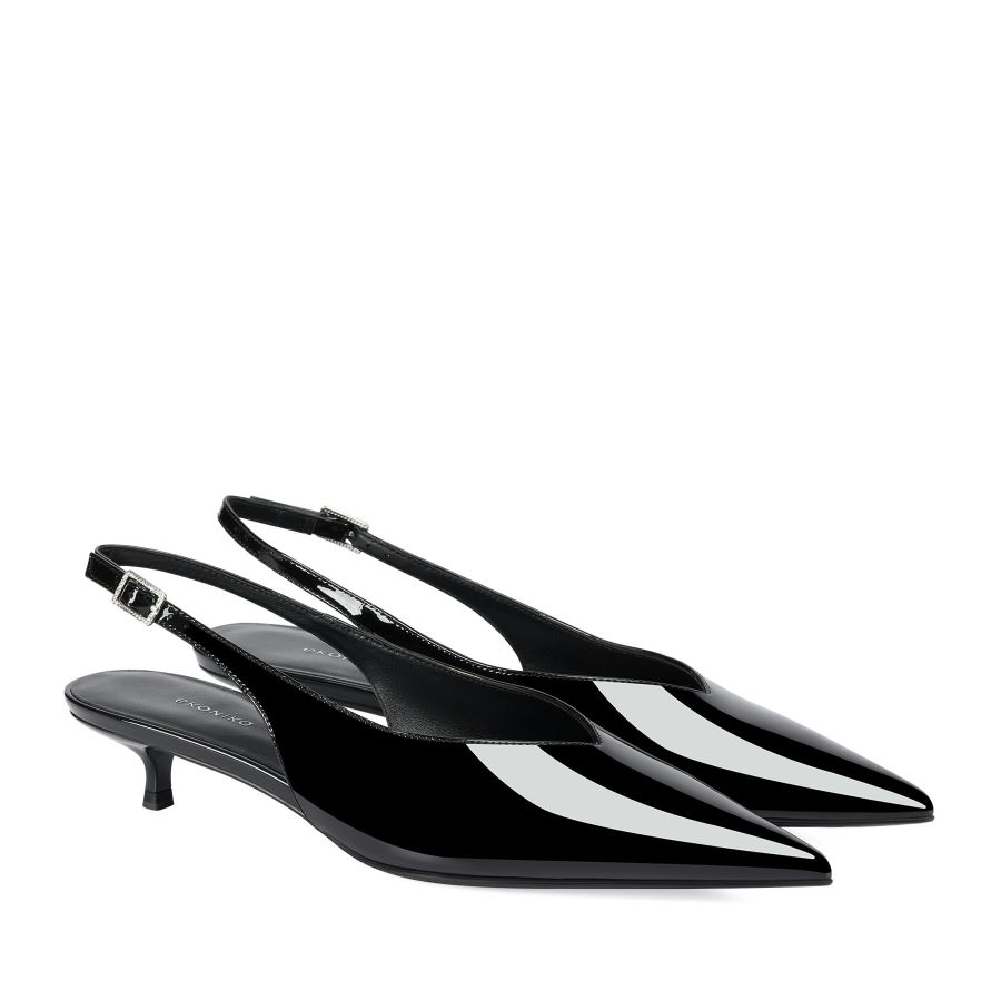 женские туфли слингбэки EKONIKA EN01133CN-04-black-25S, фото 2