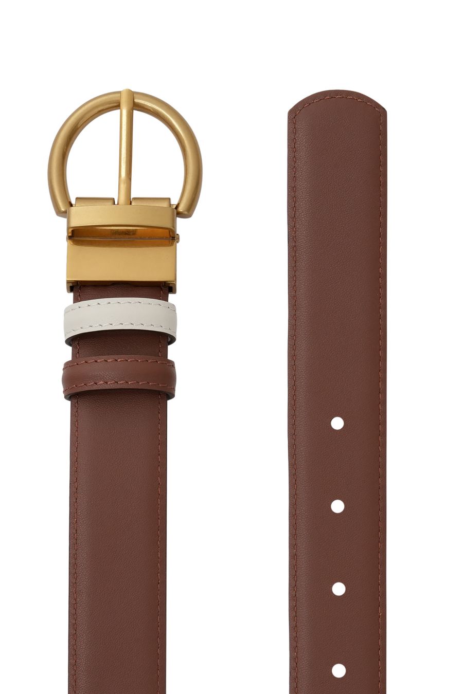 женский ремень EKONIKA PREMIUM PM32537-off.white-brown-25S, фото 3