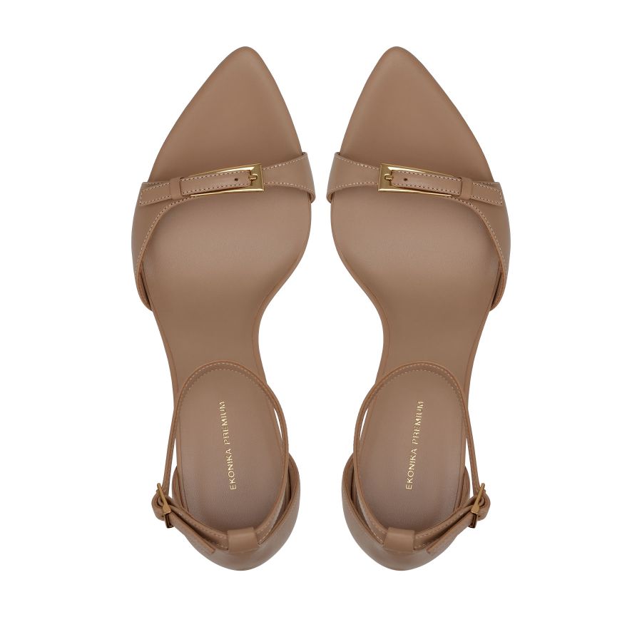 женские босоножки EKONIKA PREMIUM PM01095CN-02-beige-25S, фото 3