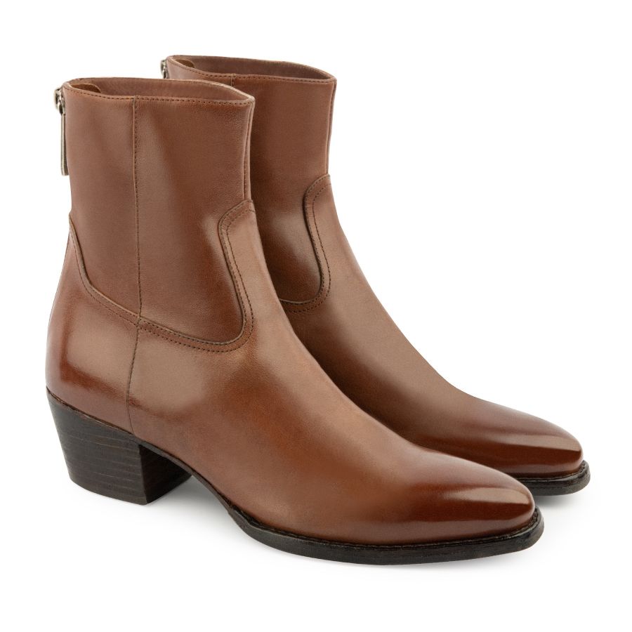 женские демисезонные ботильоны EKONIKA EN01187CN-21-browny-25S, фото 2
