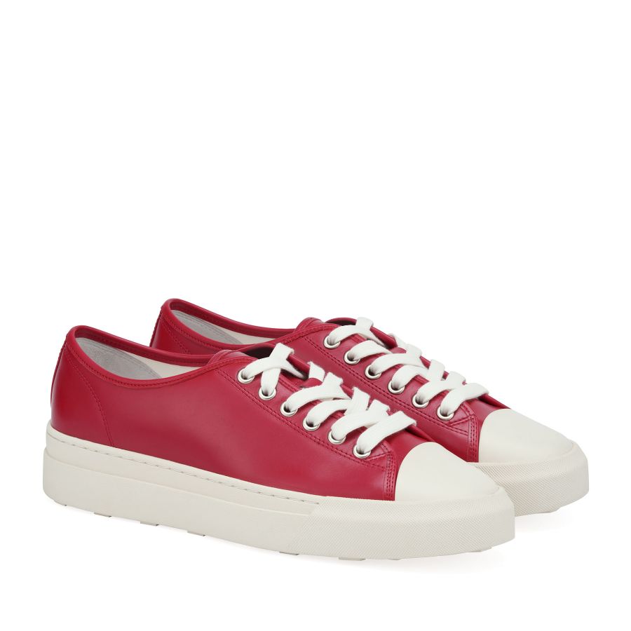 женские летние кеды EKONIKA PREMIUM PM00795CN-01-red-white-25S, фото 4