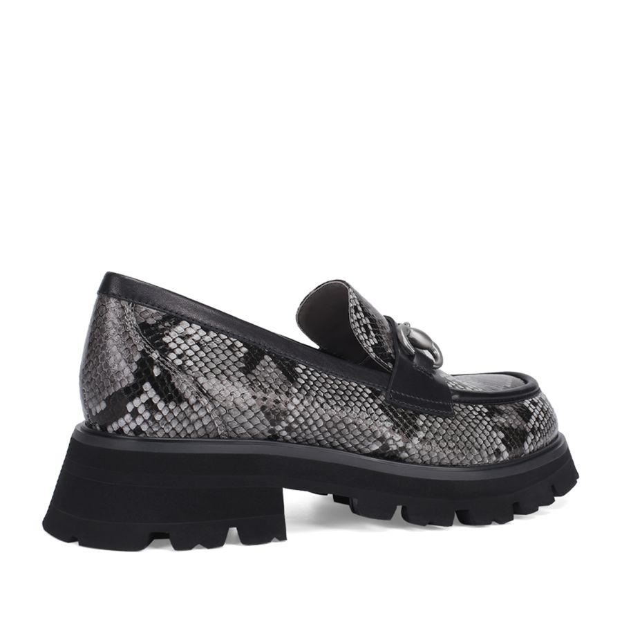 женские демисезонные лоферы EKONIKA PREMIUM PM00083CN-04-snake.grey-24W, фото 5