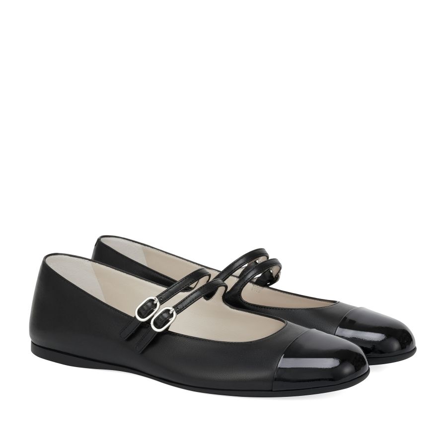 женские балетки Мэри Джейн EKONIKA PREMIUM PM01090CN-03-black-25S, фото 2