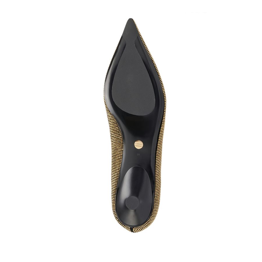 женские балетки EKONIKA PREMIUM PM01083CN-01-dk.gold-black-25S, фото 4