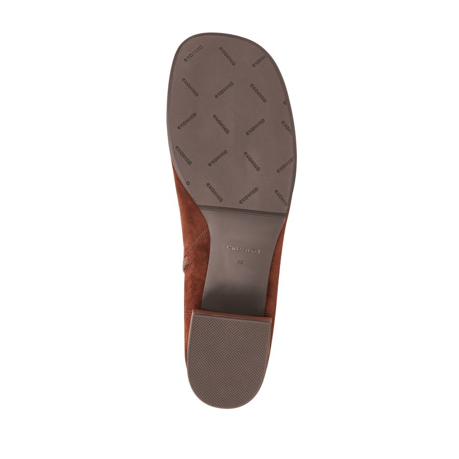 женские демисезонные ботильоны EKONIKA EN01346CN-20-walnut-25W, фото 3
