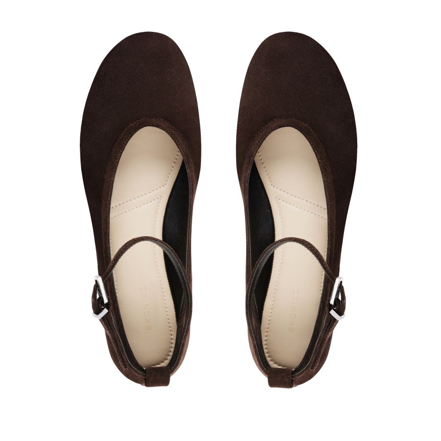 женские балетки EKONIKA EN01128CN-01-chocolate-25S, фото 3