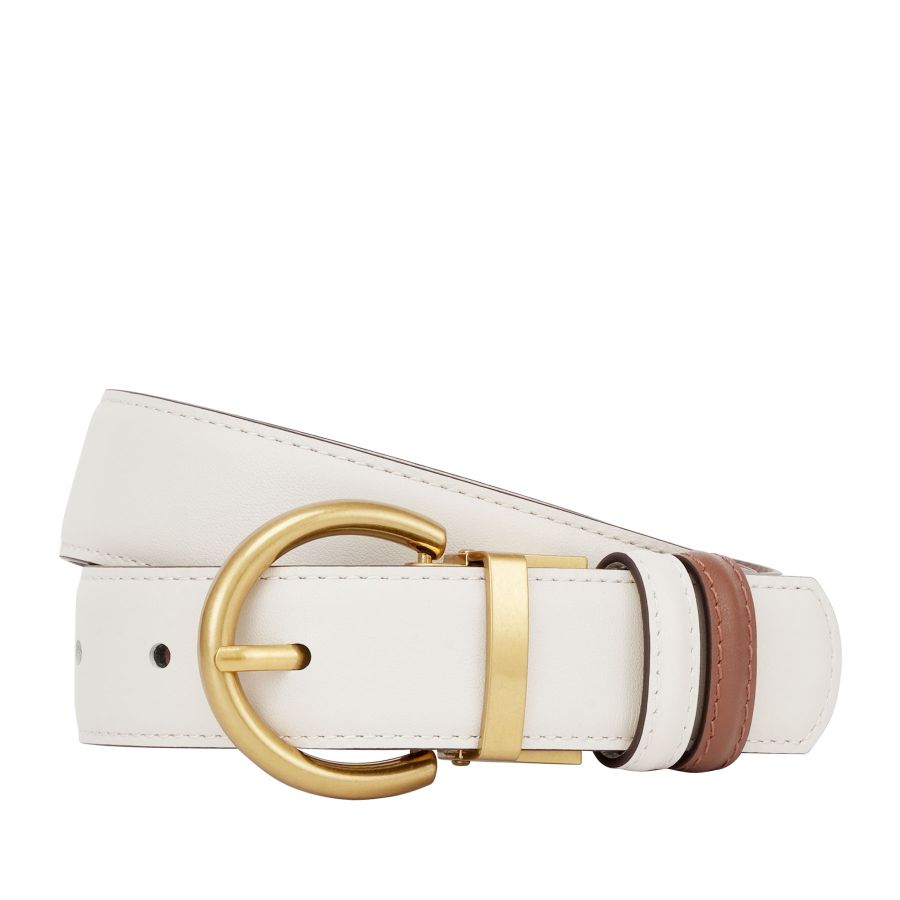 женский ремень EKONIKA PREMIUM PM32537-off.white-brown-25S, фото 2