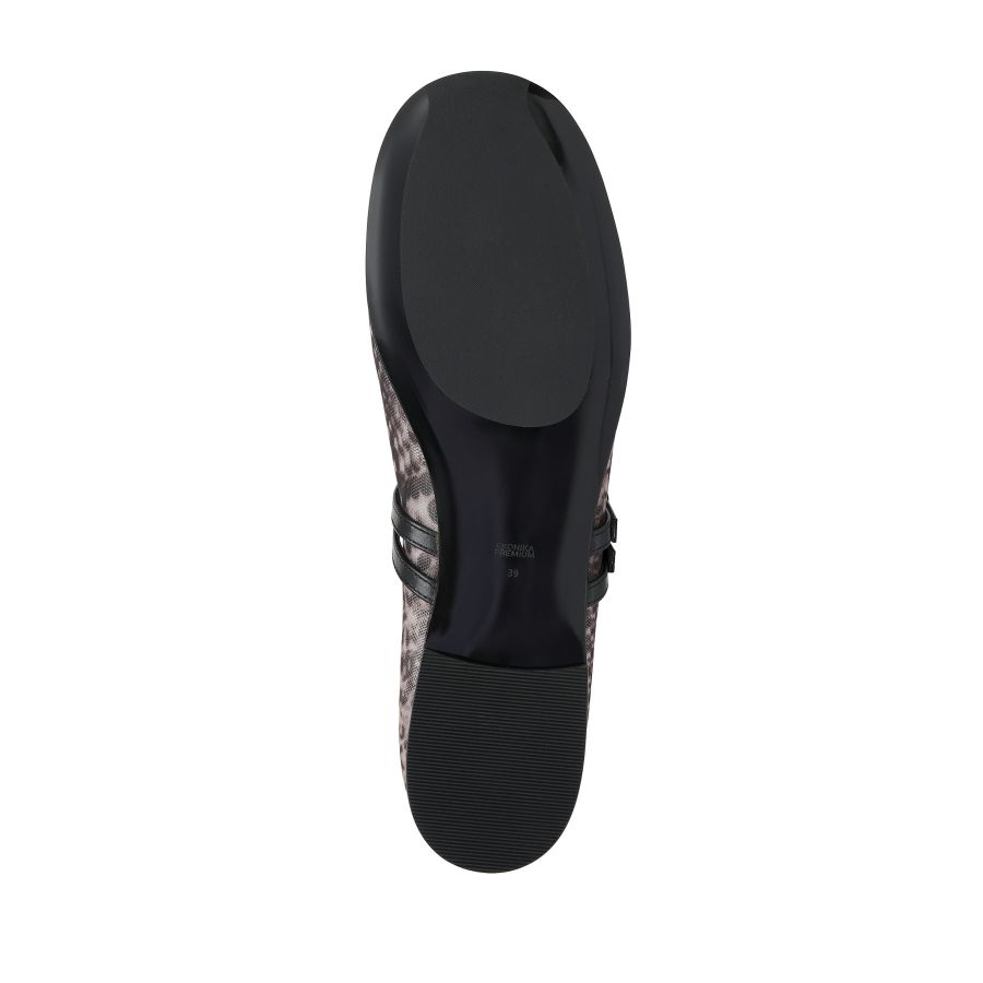 женские балетки Мэри Джейн EKONIKA PREMIUM PM00814CN-12-snake.brown-25S, фото 4