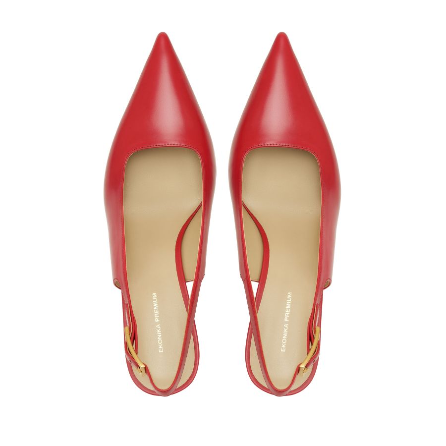женские летние слингбэки EKONIKA PREMIUM PM00712CN-05-red-25S, фото 3
