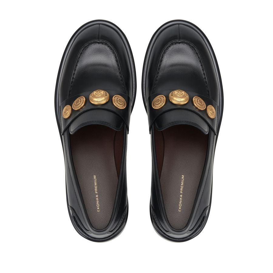 женские демисезонные лоферы EKONIKA PREMIUM PM00418CN-07-black-25W, фото 3