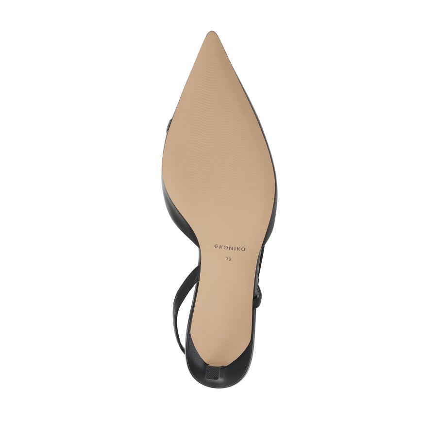женские туфли слингбэки EKONIKA EN01262CN-01-black-25S, фото 4