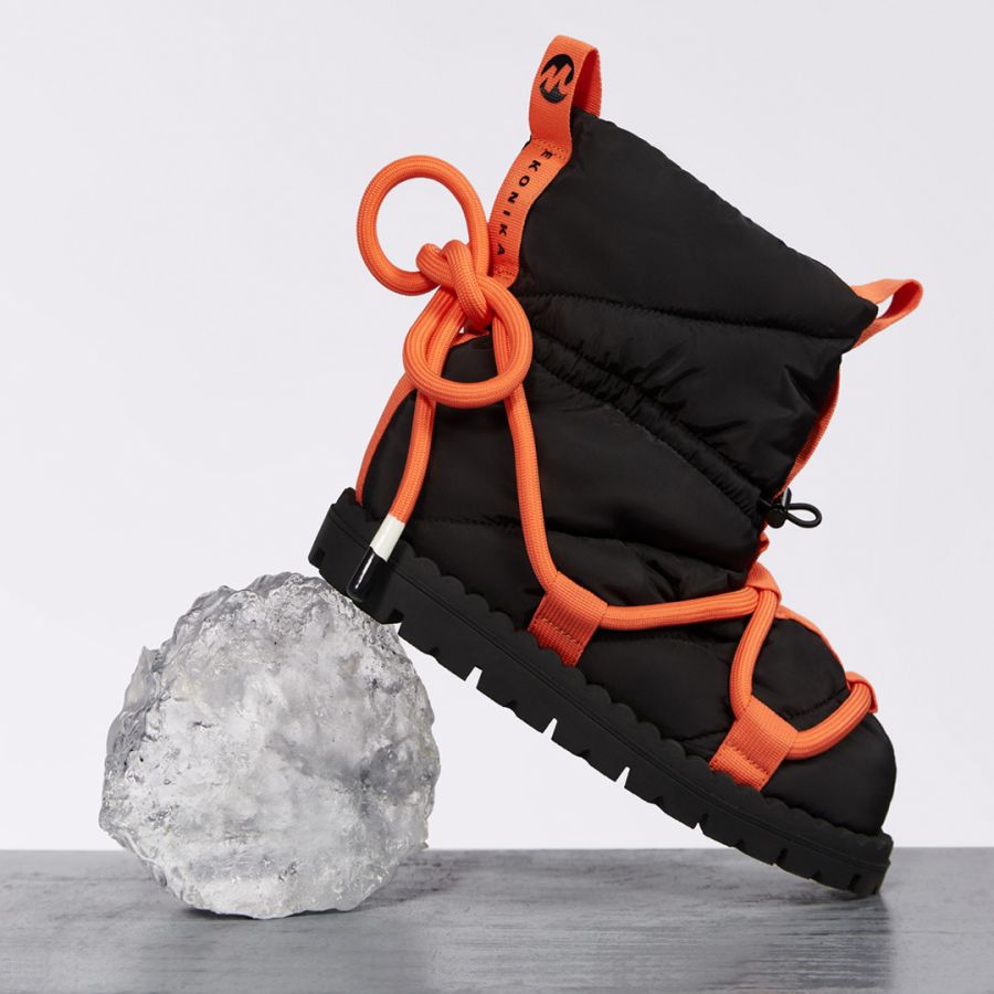 женские демисезонные дутики Яндекс Маркет x EKONIKA YN00151CN-22-black-orange-22Z, фото 16
