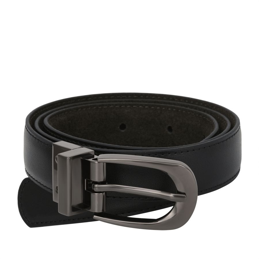 женский двусторонний ремень EKONIKA EN32682-black-dk.olive-25W, фото 1