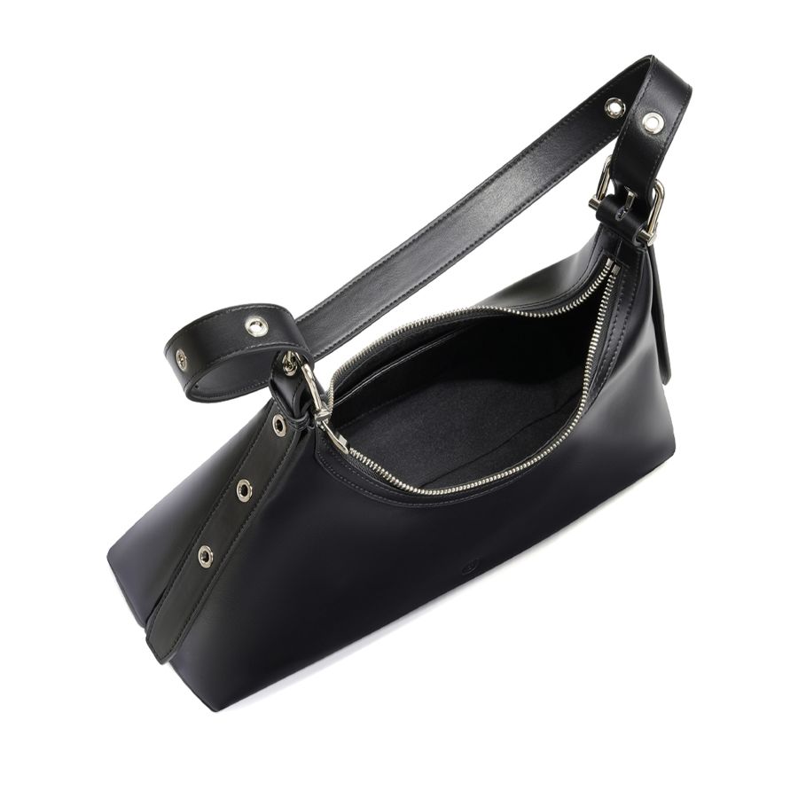 женская сумка-хобо PORTAL PL11012-black-24W, фото 4