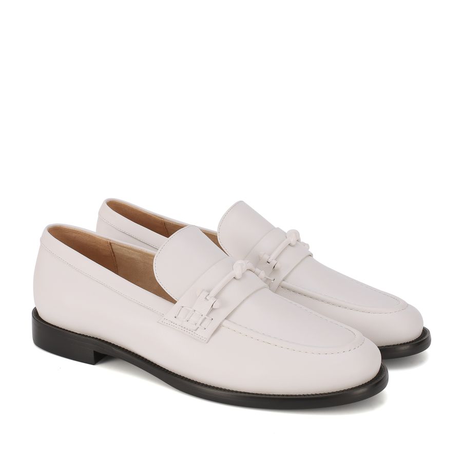 женские демисезонные лоферы EKONIKA EN01465CN-04-blanc-24L, фото 2