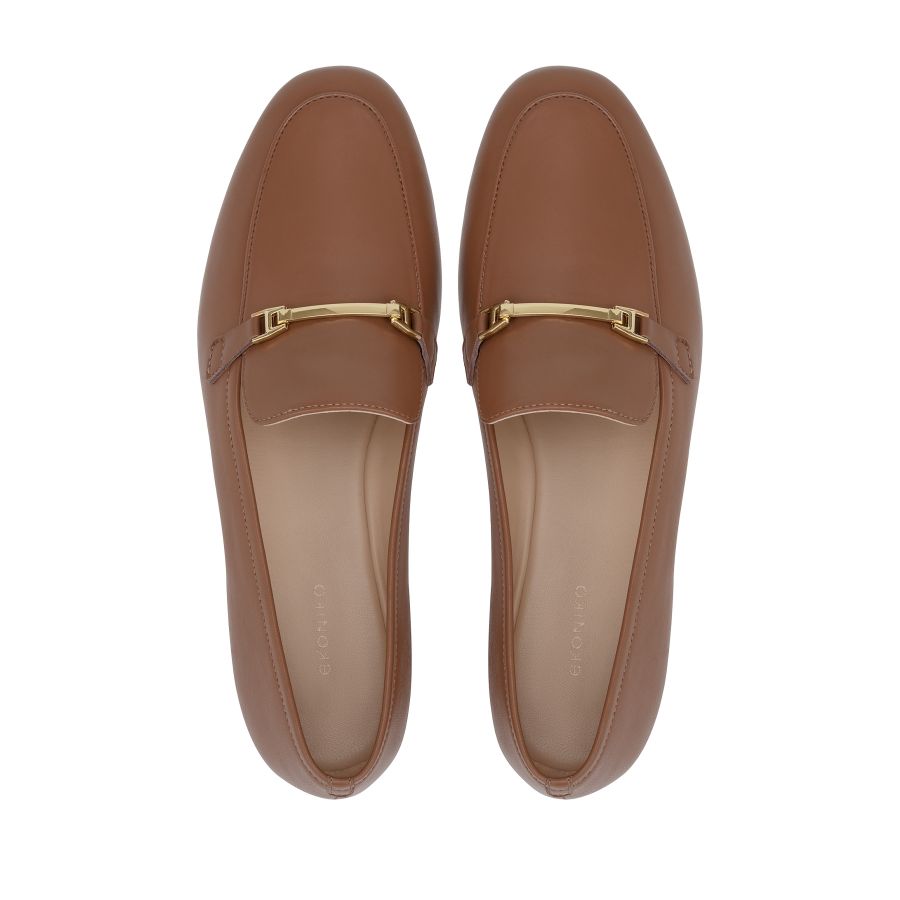 женские летние лоферы EKONIKA EN01305CN-02-caramel-25S, фото 3