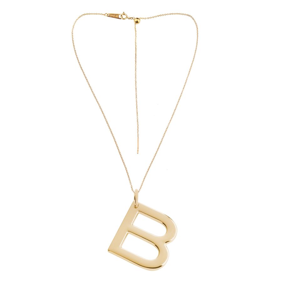 подвеска большая буква B EKONIKA EN-B-big-gold-UNI, фото 4