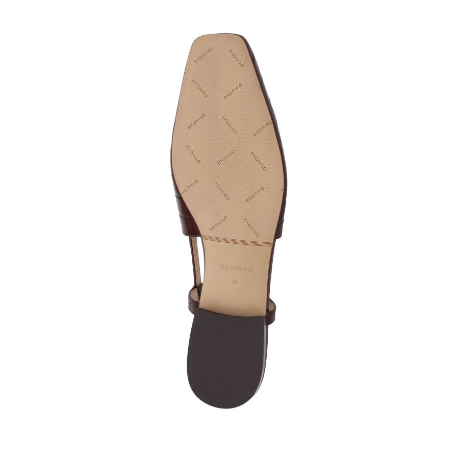 женские летние слингбэки EKONIKA EN01057CN-01-browny-25S, фото 4