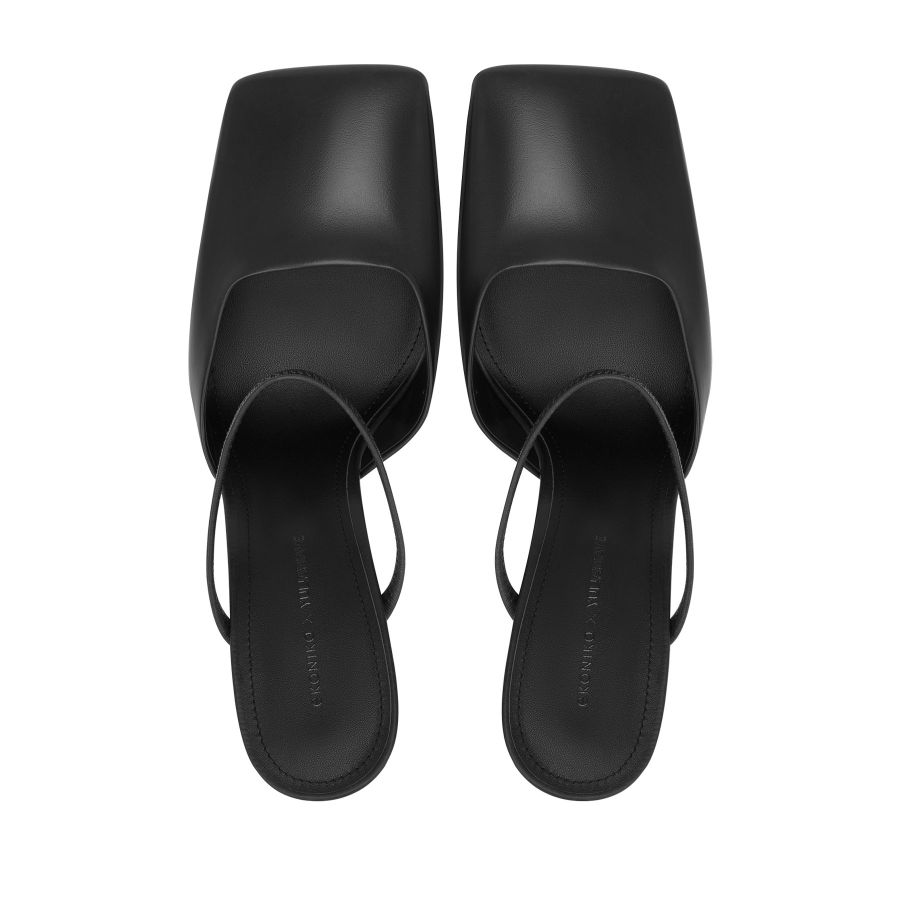 женские мюли EKONIKA × YULIAWAVE WE01278CN-01-black-25S, фото 3