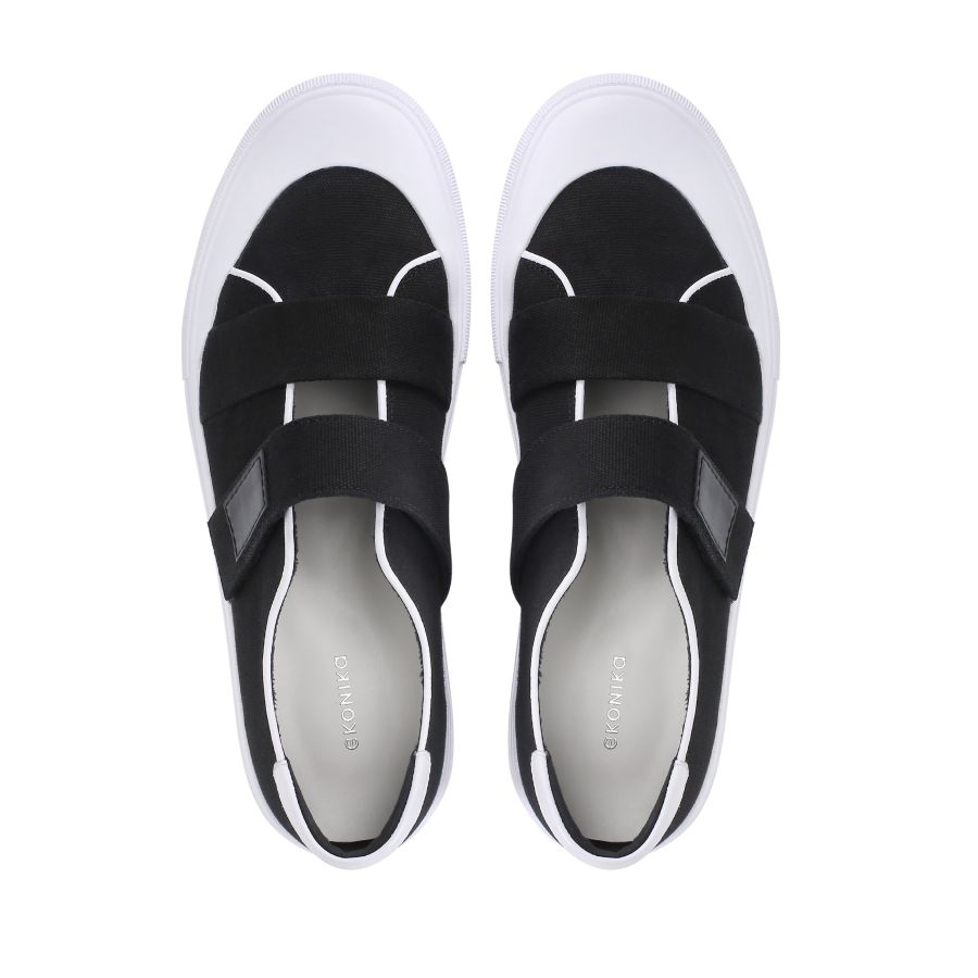 женские летние кеды EKONIKA EN06425CN-04-black-24L, фото 3