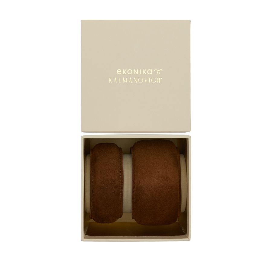 женские браслеты (набор 2 шт.) EKONIKA × KALMANOVICH KL40903-browny-25W, фото 6
