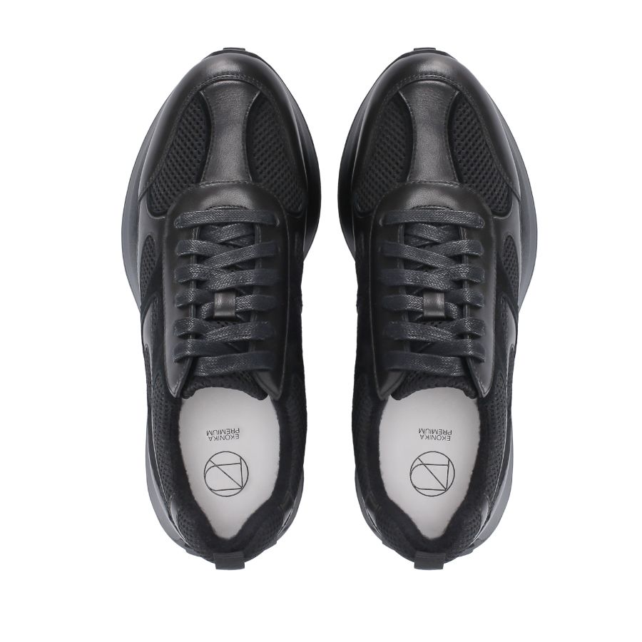 женские демисезонные кроссовки EKONIKA PREMIUM PM00832CN-02-black-24L, фото 3