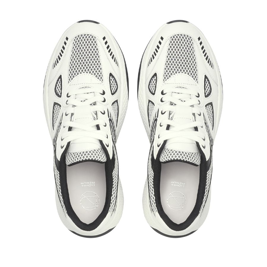 женские демисезонные кроссовки EKONIKA PREMIUM PM00833CN-03-white-black-24W, фото 5
