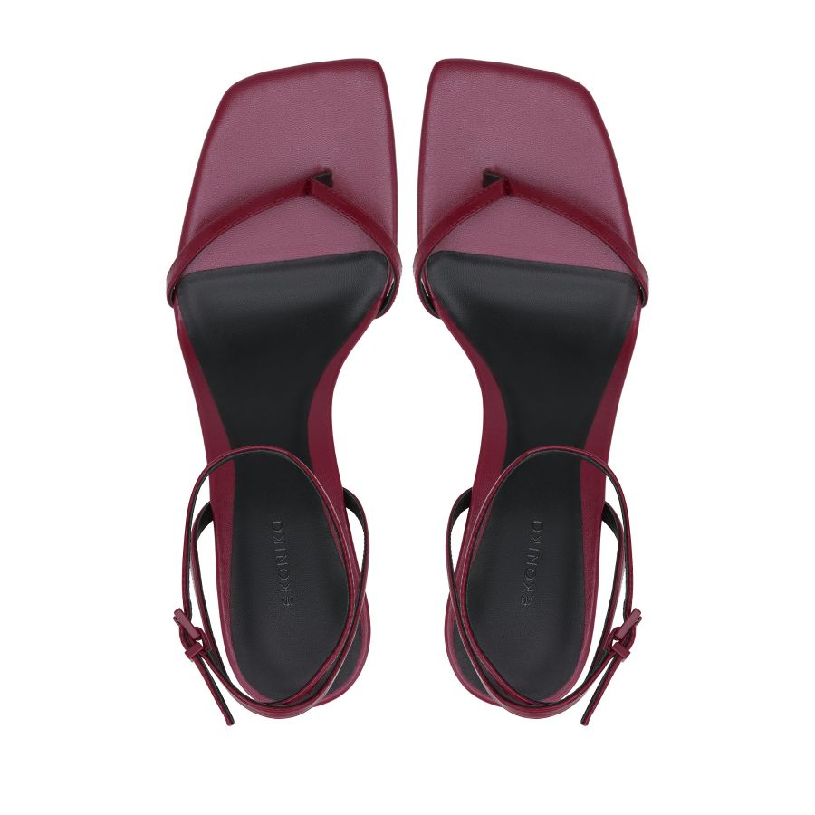 женские босоножки EKONIKA EN00397CN-08-berry-25S, фото 3