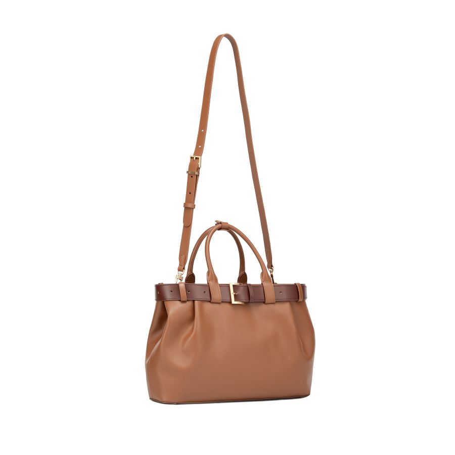женский шоппер и ремень (комплект) EKONIKA EN39474-caramel-browny-24W, фото 3