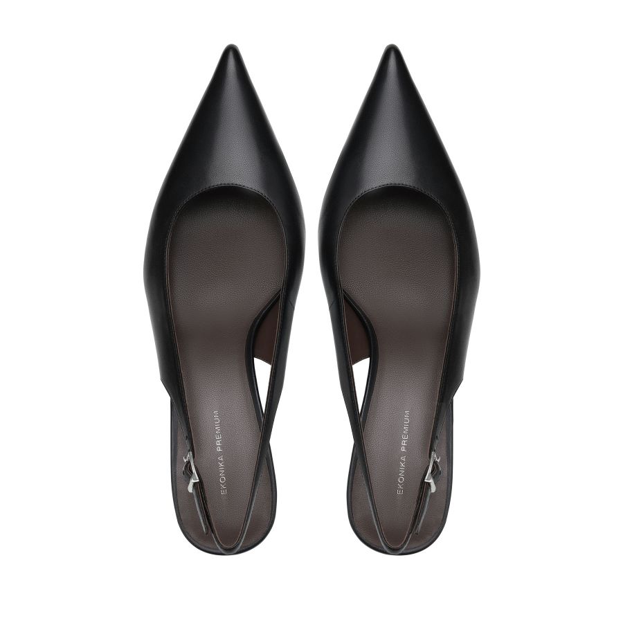 женские туфли слингбэки EKONIKA PREMIUM PM00891CN-02-1-black-25S, фото 3