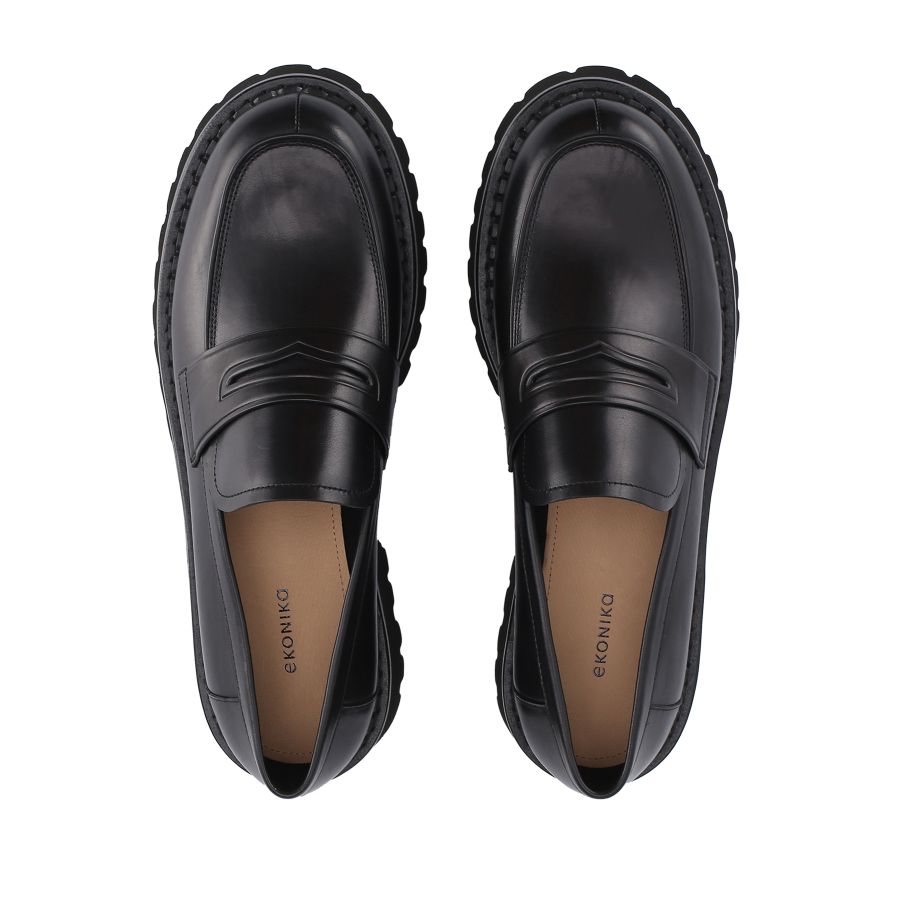 женские демисезонные лоферы EKONIKA EN06045CN-08-black-24L, фото 3