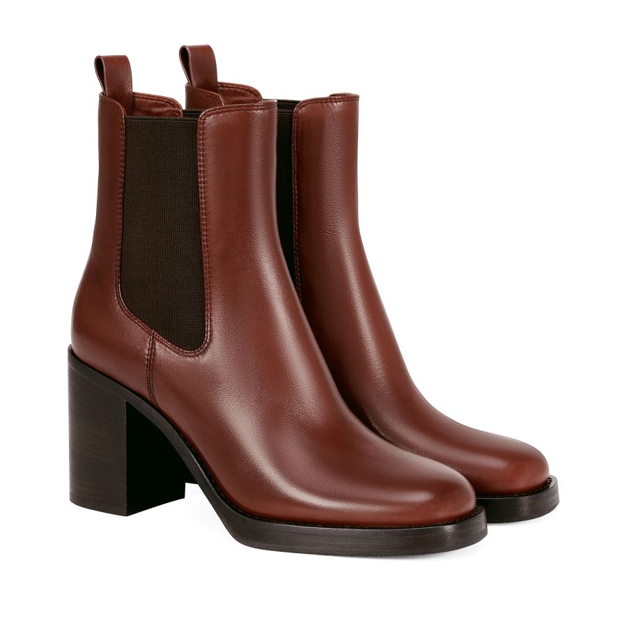 женские демисезонные челси EKONIKA EN01443CN-20-walnut-25W, фото 2