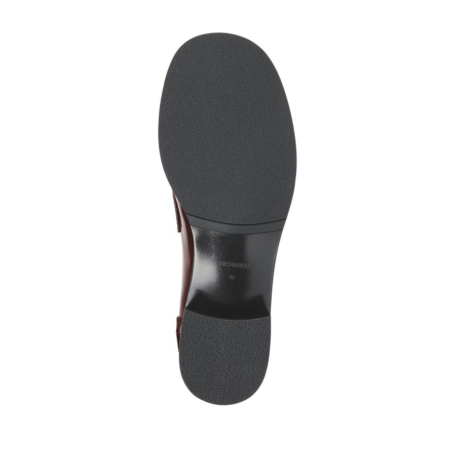 женские демисезонные лоферы EKONIKA EN01349CN-02-cherry-25W, фото 4