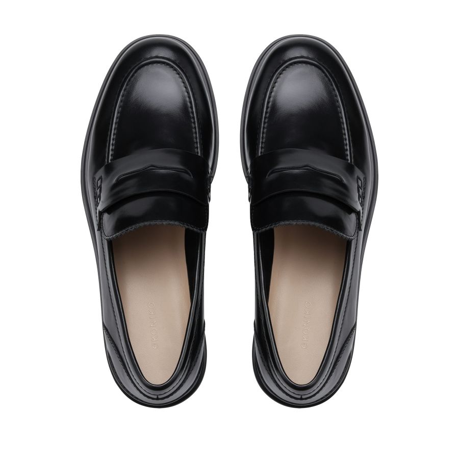 женские демисезонные лоферы EKONIKA EN00450CN-08-black-25S, фото 3