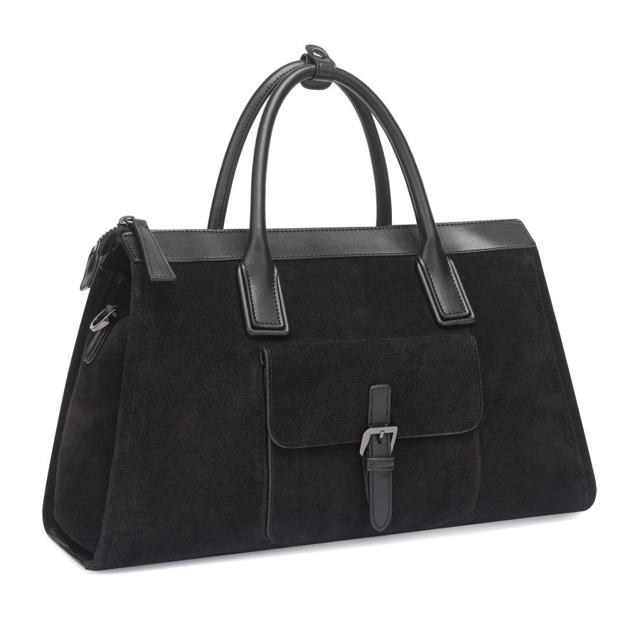 женская сумка-тоут EKONIKA EN39092-1-dk.brown-black-24W, фото 2