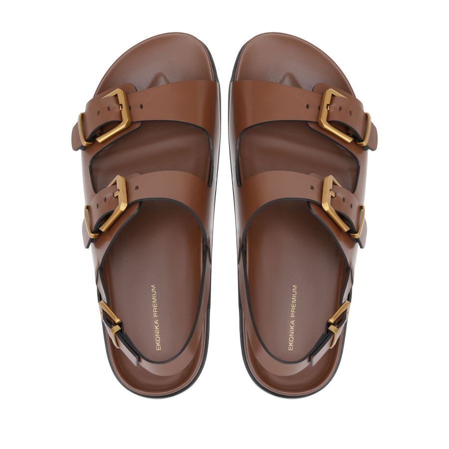 женские сандалии EKONIKA PREMIUM PM01319CN-13-toffee-25S, фото 3